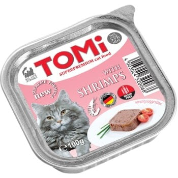 Tomi Karidesli Yetişkin Kedi Konservesi 100 GR | SRC: Barcode: 4003024320068
